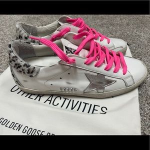 Golden Goose Sneakers Animal Print